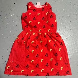 Hanna Andersson Disney Rainbow Mickey dress size 12